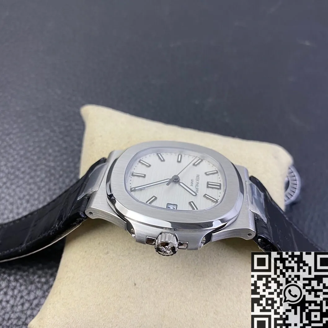 Stylish Patek Philippe Nautilus 5711 White Dial Belt Model Watch PPF Factory 2637