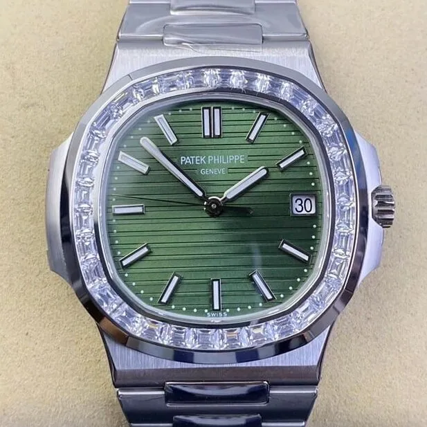 Patek Philippe Nautilus 5711 1300A-001 Diamond Bezel 3K Factory Sporty 1939