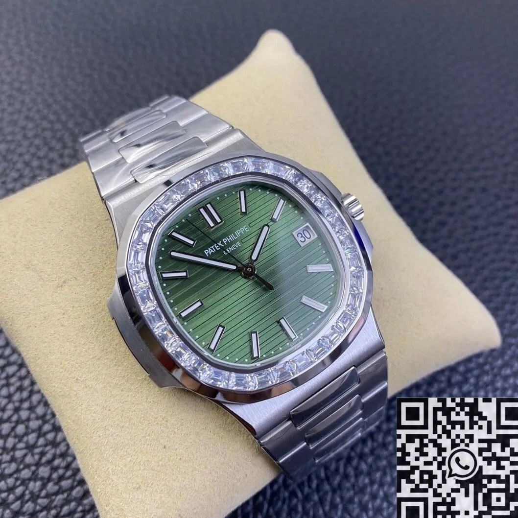 Patek Philippe Nautilus 5711 1300A-001 Diamond Bezel 3K Factory Sporty 1939