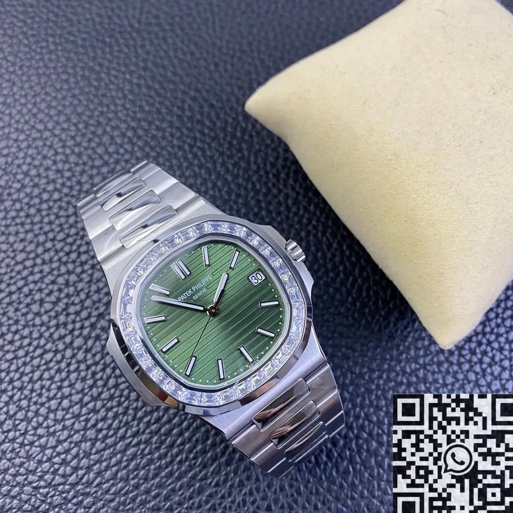 Patek Philippe Nautilus 5711 1300A-001 Diamond Bezel 3K Factory Sporty 1939