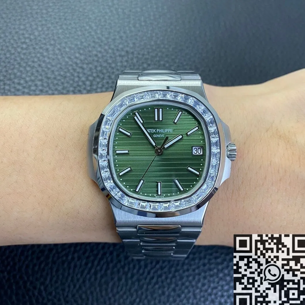 Patek Philippe Nautilus 5711 1300A-001 Diamond Bezel 3K Factory Sporty 1939