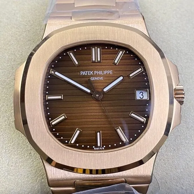 Patek Philippe Nautilus 5711 1R-001 Rose Gold Watch 3K Factory HighPerformance 1945
