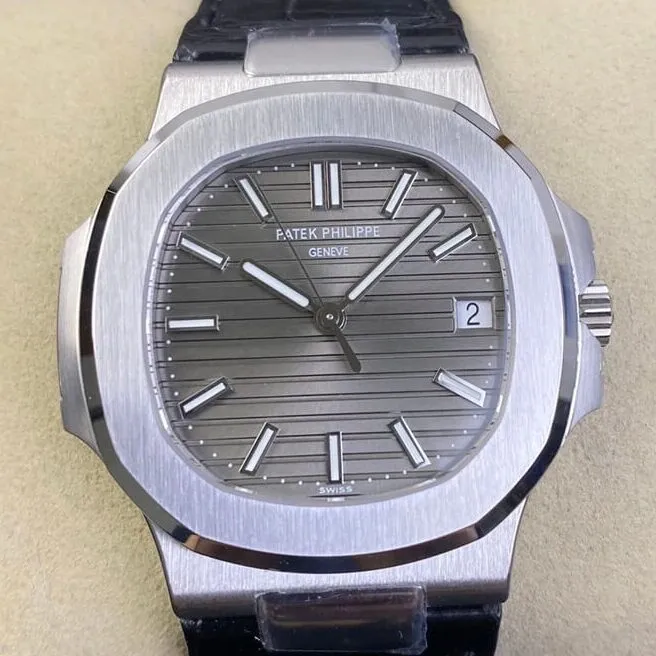 WellDesigned Patek Philippe Nautilus 5711G-001 Dark Gray Dial Watch 3K Factory 1947