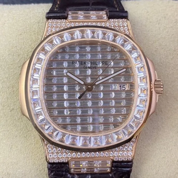 Patek Philippe Nautilus 5711R Diamond Watch GS Factory FastDry 802
