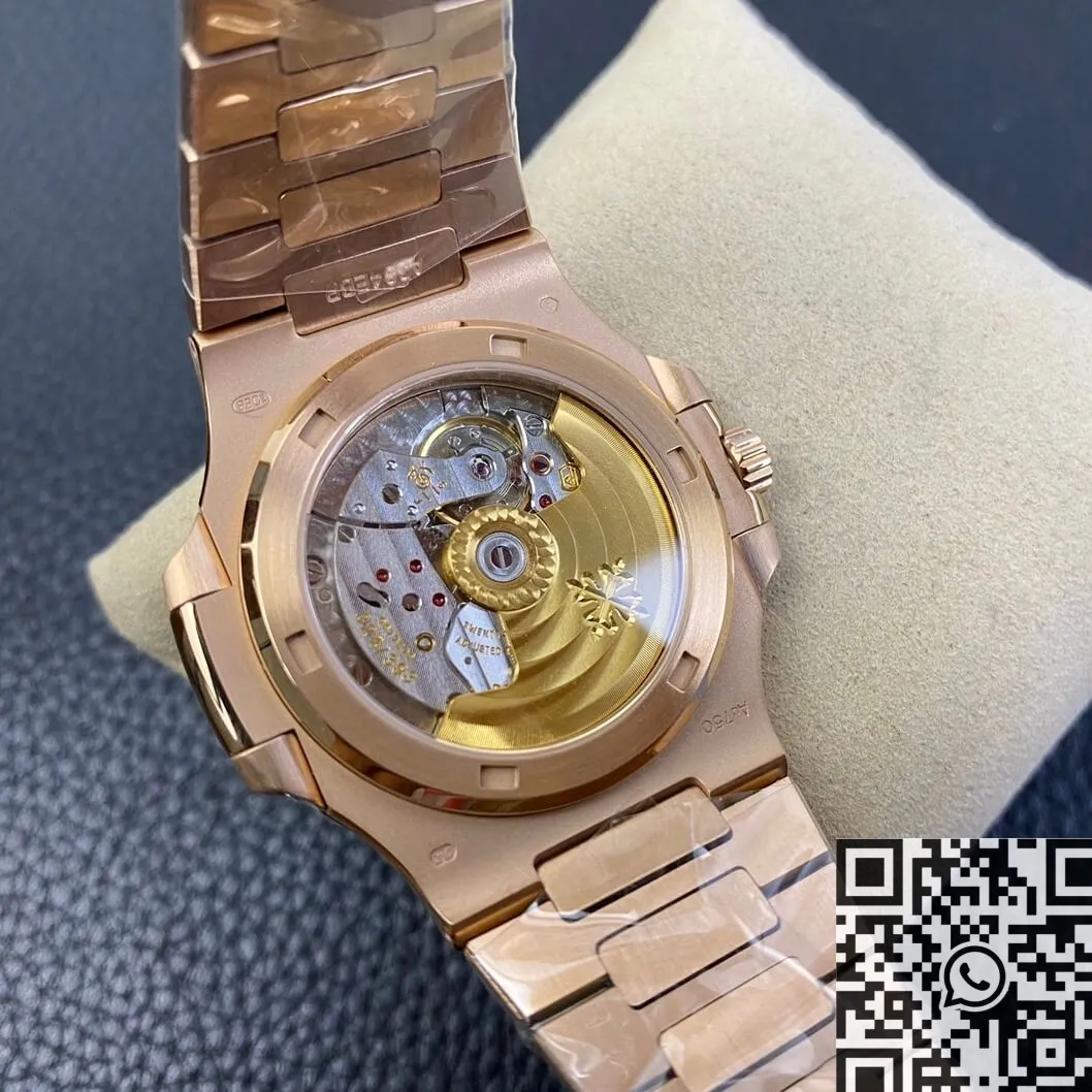 Soft Patek Philippe Nautilus 5711R White Dial Rose Gold Watches PPF Factory 2643