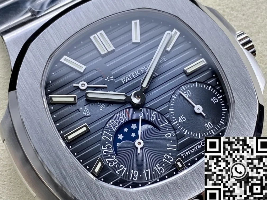 Patek Philippe Nautilus 5712 Tiffany co-branded Blue Dial Watch PPF Factory Thermal 2650