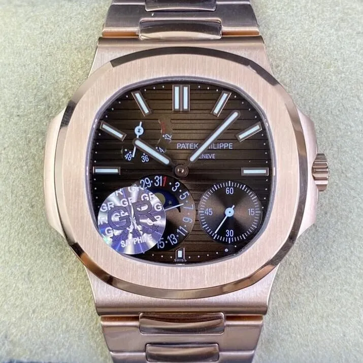 Patek Philippe Nautilus 5712 1R-001 Rose Gold Watch GR Factory EasyCare 814