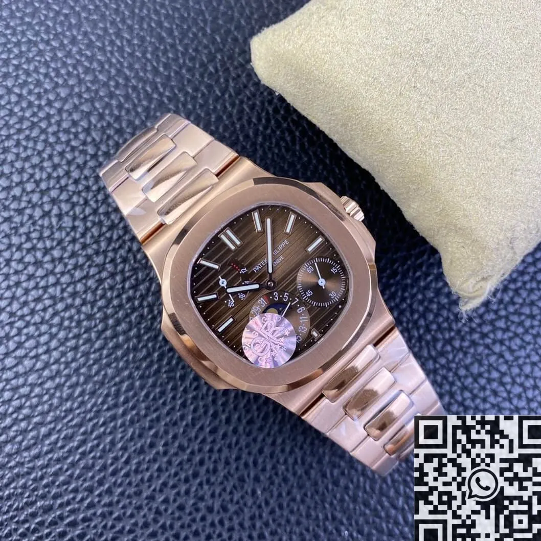Patek Philippe Nautilus 5712 1R-001 Rose Gold Watch GR Factory EasyCare 814