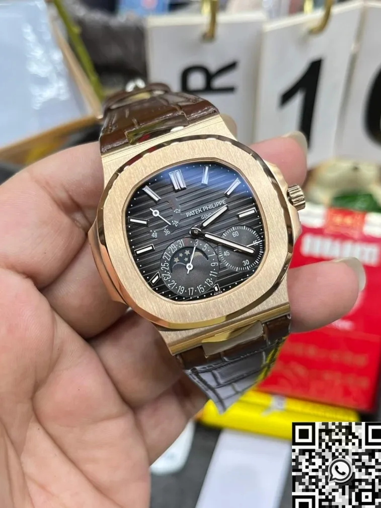 Patek Philippe Nautilus 5712R-001 Dark Brown Dial Watch PPF Factory OnTrend 2642