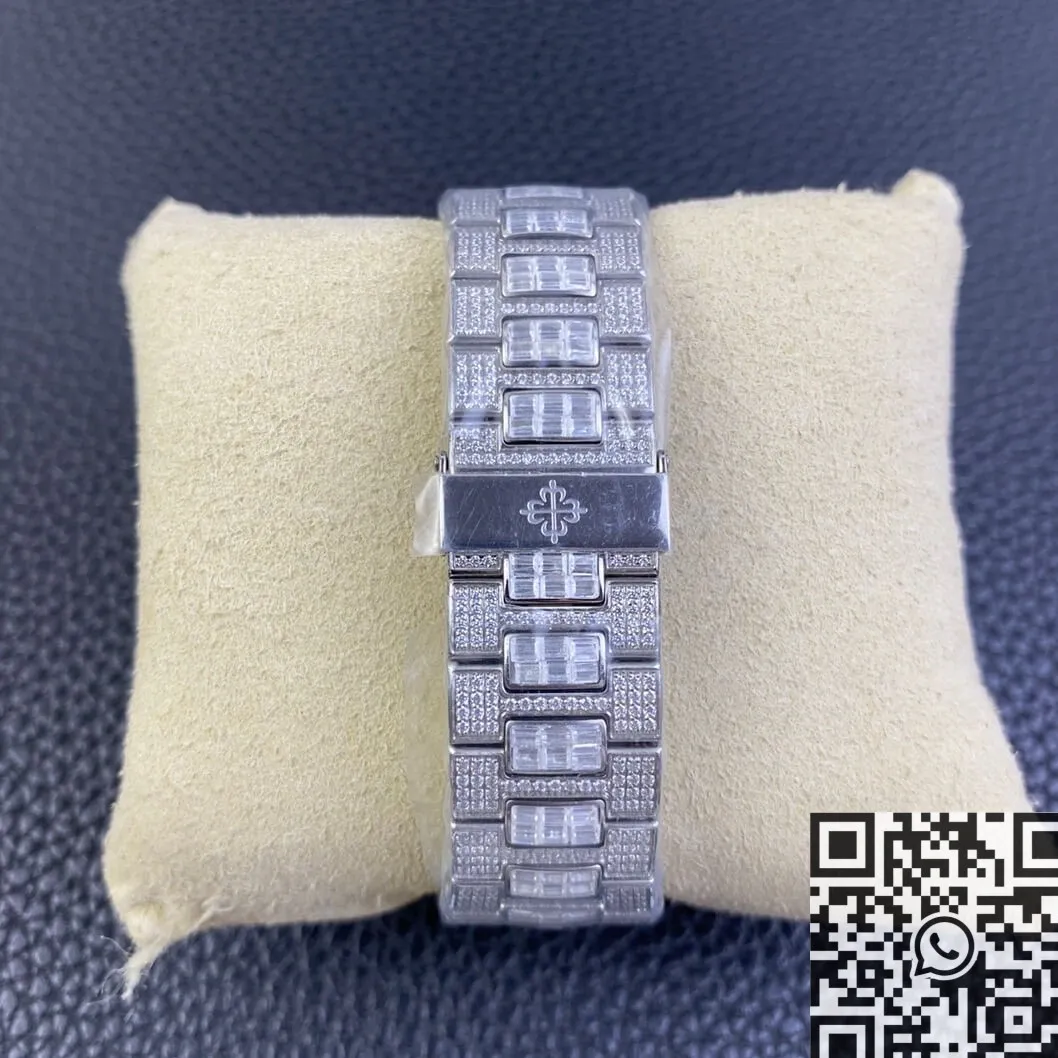 TechFriendly Patek Philippe Nautilus 5719 10G-010 Full Diamond Watch TW Factory 816