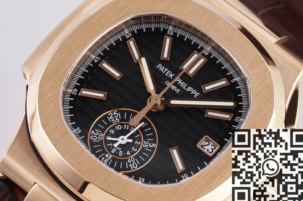 Comfortable Patek Philippe Nautilus 5980 Black Dial Watch 3K Factory 1950