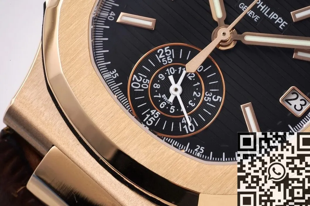 Comfortable Patek Philippe Nautilus 5980 Black Dial Watch 3K Factory 1950