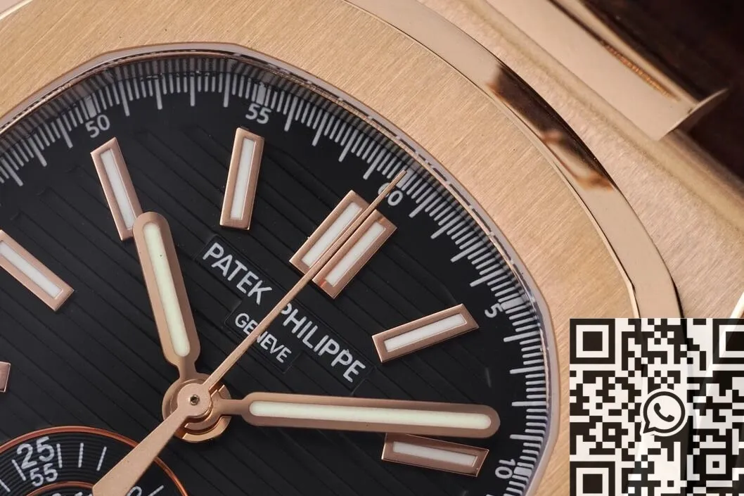 Comfortable Patek Philippe Nautilus 5980 Black Dial Watch 3K Factory 1950