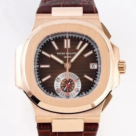 Lightweight Patek Philippe Nautilus 5980 Brown Belt 3K Factory 1952