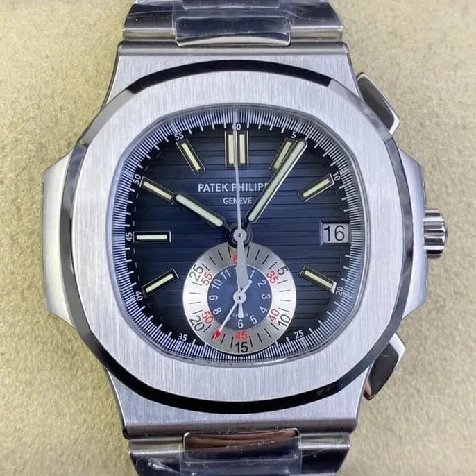 Patek Philippe Nautilus 5980 1A-001 Blue Dial Watch PPF Factory Contemporary 2652