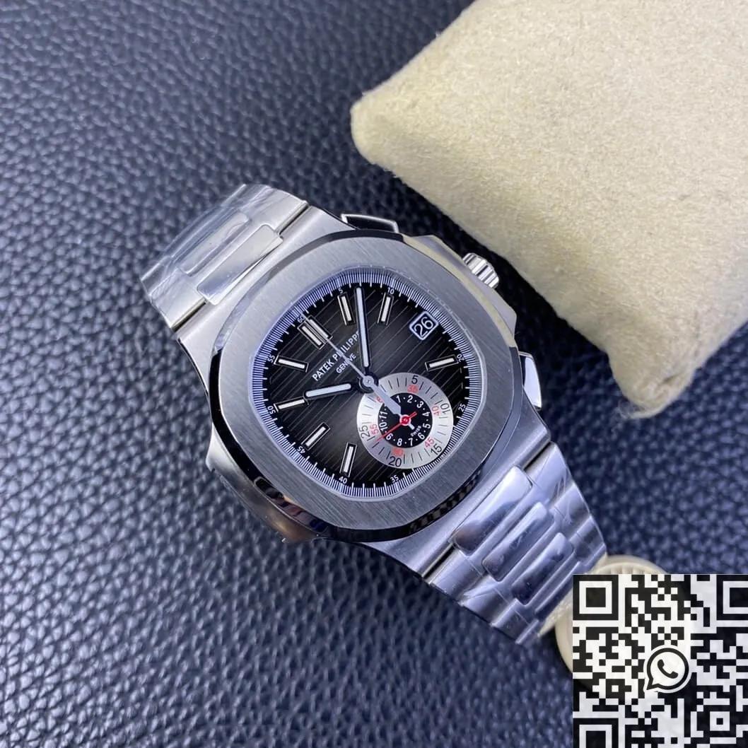 FlexibleFit Patek Philippe Nautilus 5980 1A-014 Black Dial Watch PPF Factory 2654