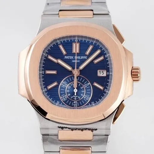 Modern Patek Philippe Nautilus 5980 1AR-001 Intermediate Gold 3K Factory 1956