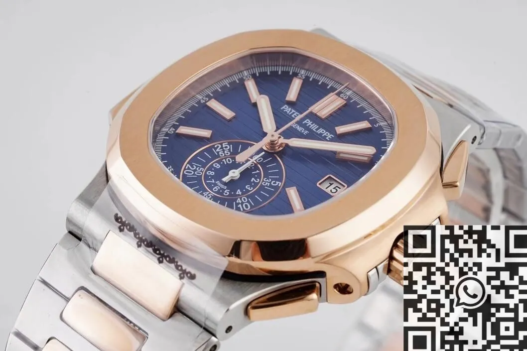 Modern Patek Philippe Nautilus 5980 1AR-001 Intermediate Gold 3K Factory 1956
