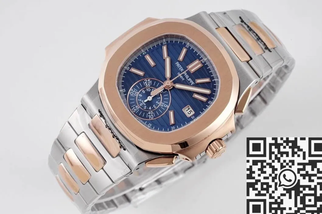 Modern Patek Philippe Nautilus 5980 1AR-001 Intermediate Gold 3K Factory 1956