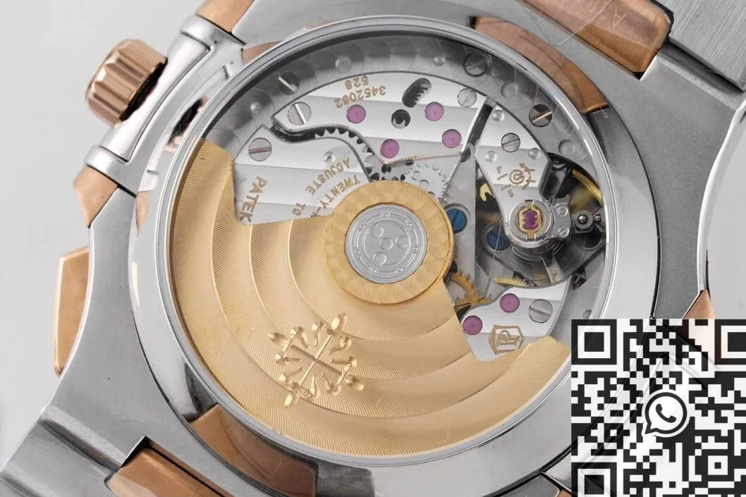 Modern Patek Philippe Nautilus 5980 1AR-001 Intermediate Gold 3K Factory 1956