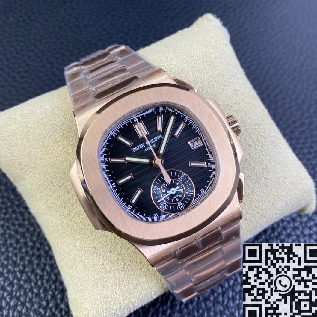 Patek Philippe Nautilus 5980 1R-001 Gold Dial Watch 3K Factory Snug 1959