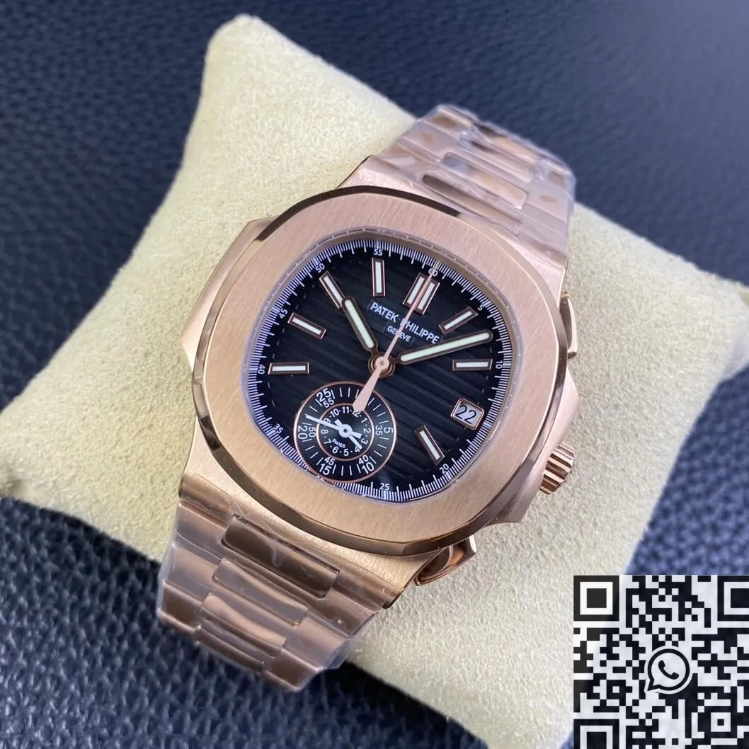 Patek Philippe Nautilus 5980 1R-001 Gold Dial Watch 3K Factory Snug 1959