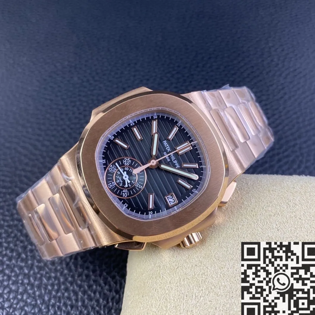 Patek Philippe Nautilus 5980 1R-001 Gold Dial Watch 3K Factory Snug 1959