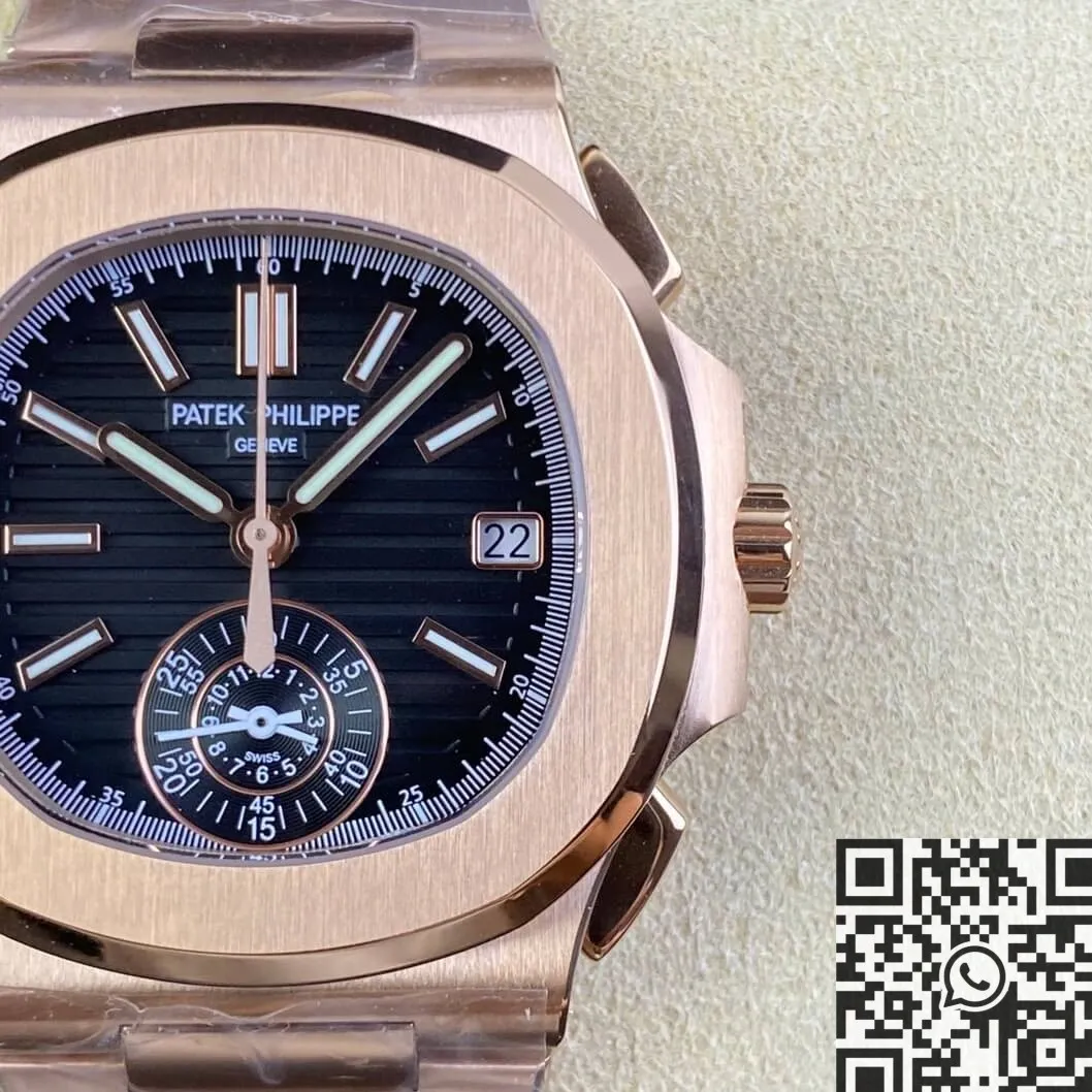 Patek Philippe Nautilus 5980 1R-001 Gold Dial Watch 3K Factory Snug 1959