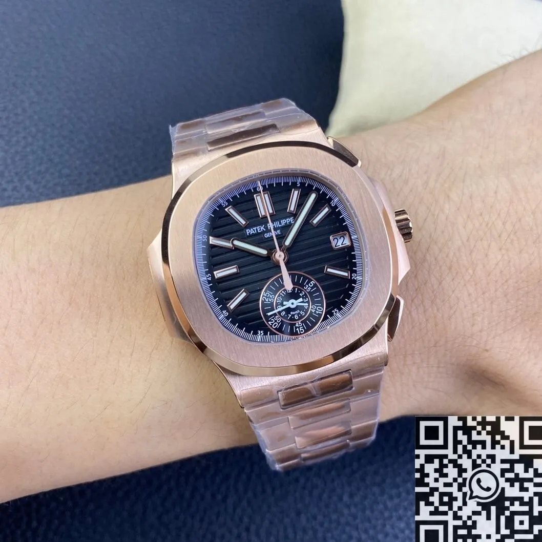 Patek Philippe Nautilus 5980 1R-001 Gold Dial Watch 3K Factory Snug 1959