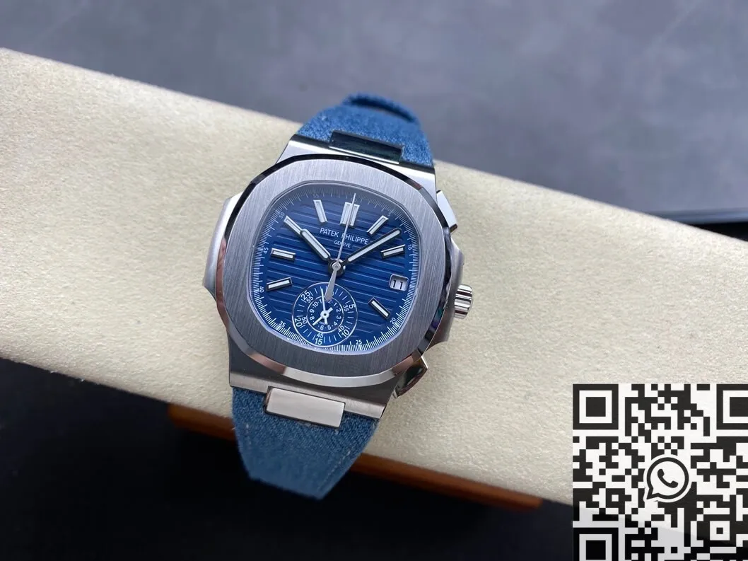 Patek Philippe Nautilus 5980 60G-001 Blue Dial 3K Factory Stretchable 1962