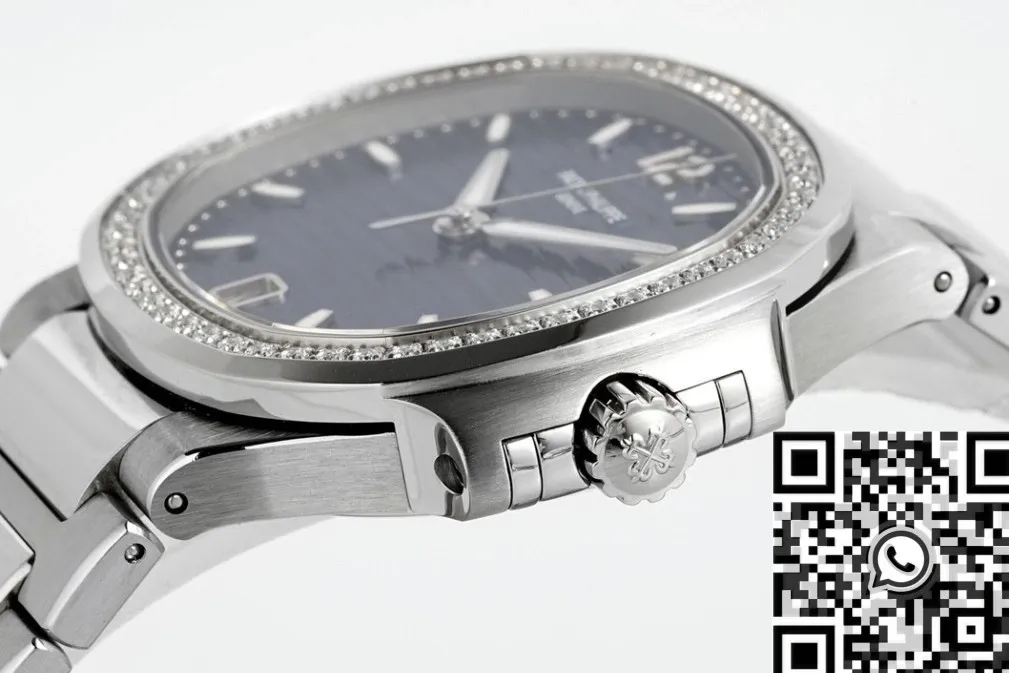 Patek Philippe Nautilus 7118 1200A-001 Blue Dial Diamond Bezel PPF Factory Stretchable 2653