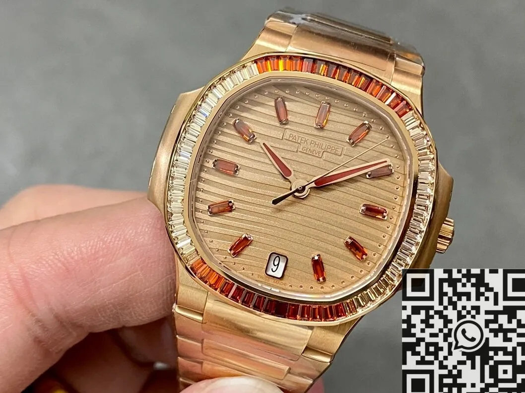 Patek Philippe Nautilus 7118 1300R-001 Rose Gold Dial 3K Factory Thermal 1965