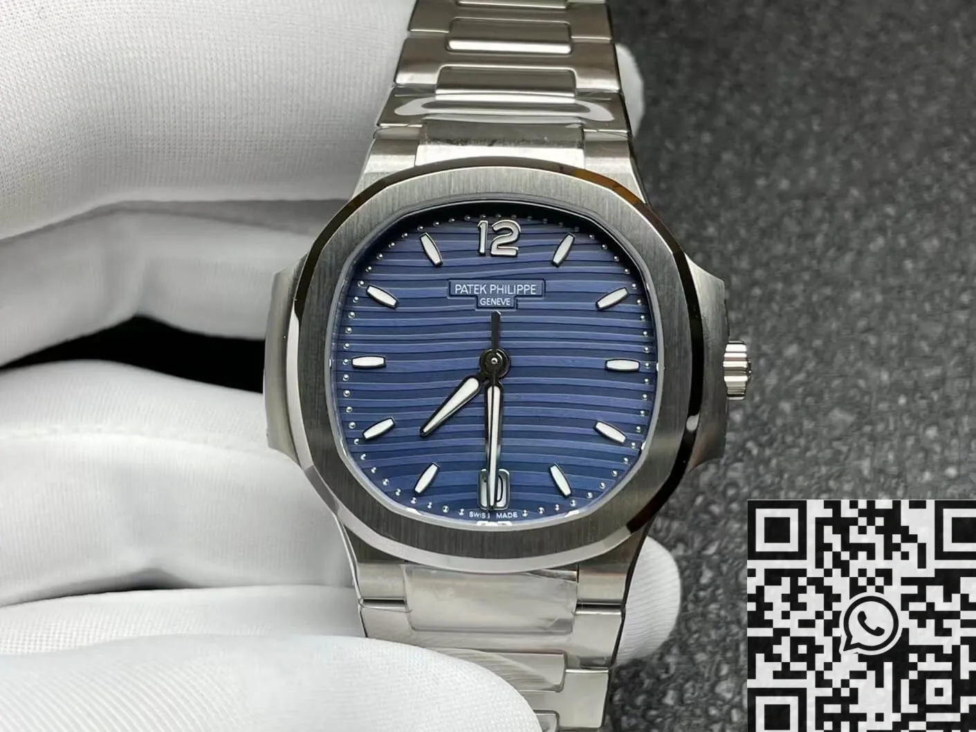 SunProtective Patek Philippe Nautilus 7118 1A-001 Blue Dial 3K Factory 1966