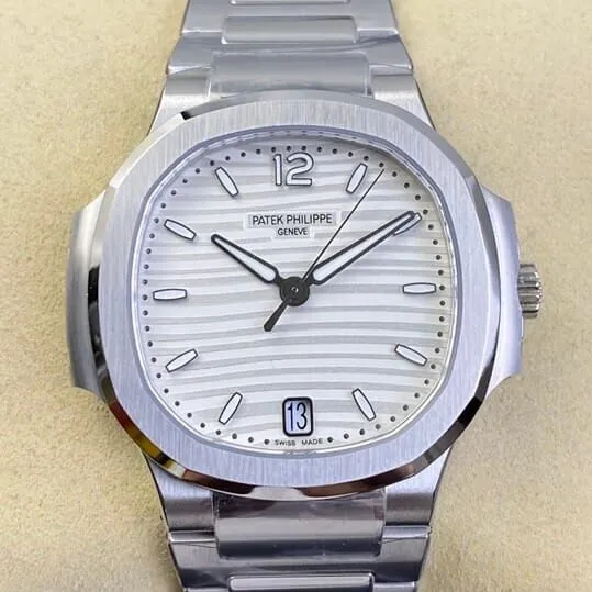 Patek Philippe Nautilus 7118 1A-010 White Dial Watch 3K Factory Stretchable 1968