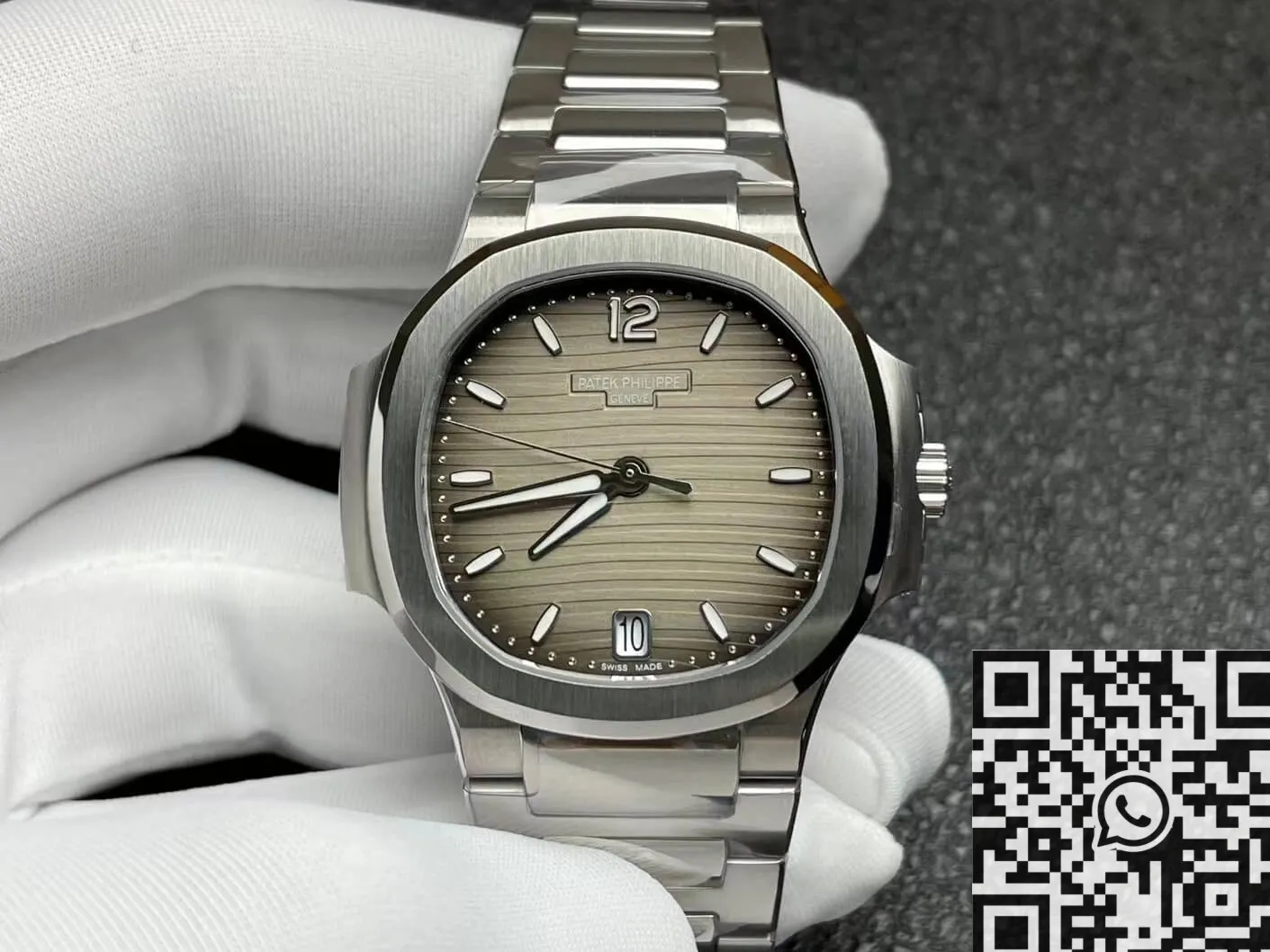 SoftTouch Patek Philippe Nautilus 7118 1A-011 Smoke Gray Dial 3K Factory 1967