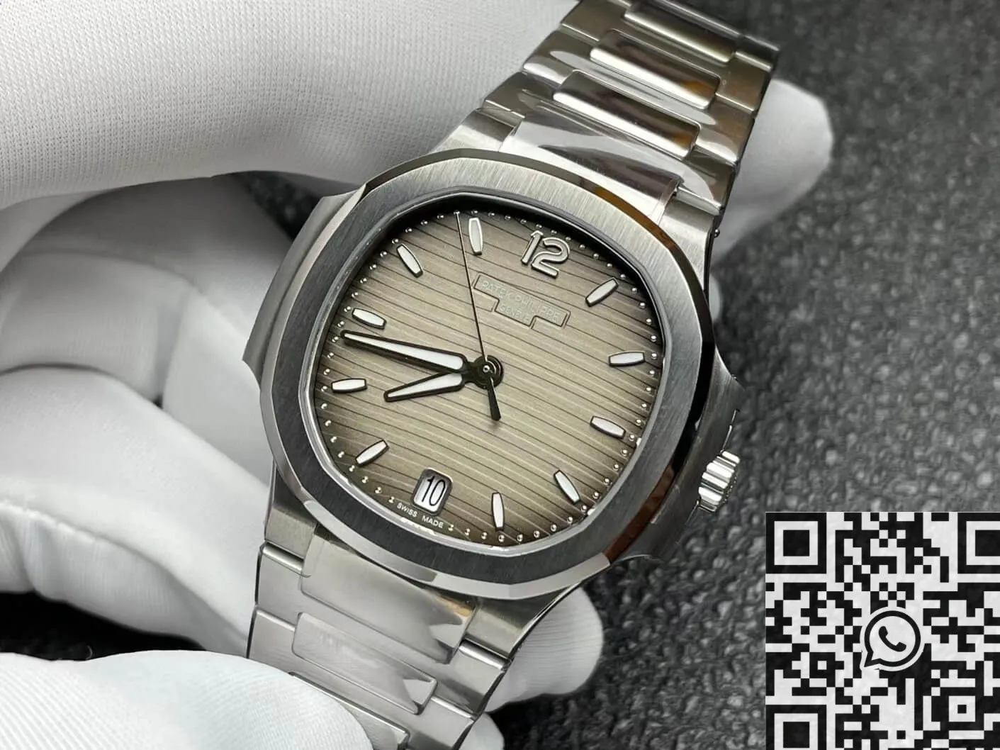SoftTouch Patek Philippe Nautilus 7118 1A-011 Smoke Gray Dial 3K Factory 1967