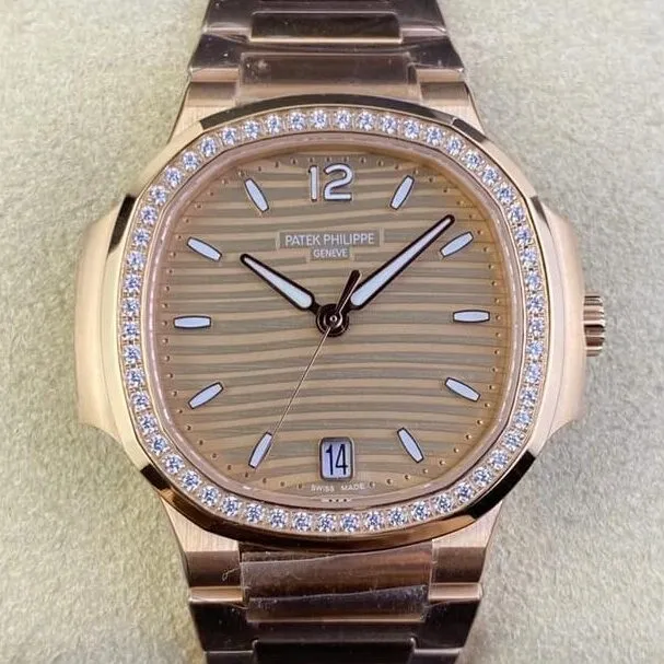 Patek Philippe Nautilus 7118 1R-010 Gold Dial Watch 3K Factory Trendsetting 1969
