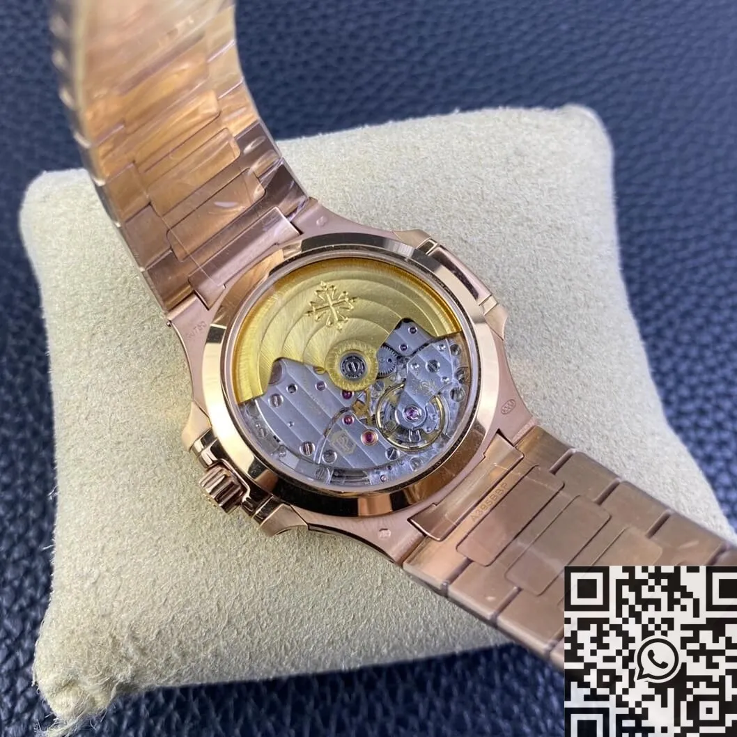 Wishbiz Ru Patek Philippe Nautilus 7118 1R-010 Gold Dial Watch 3K Factory Trendsetting 1969