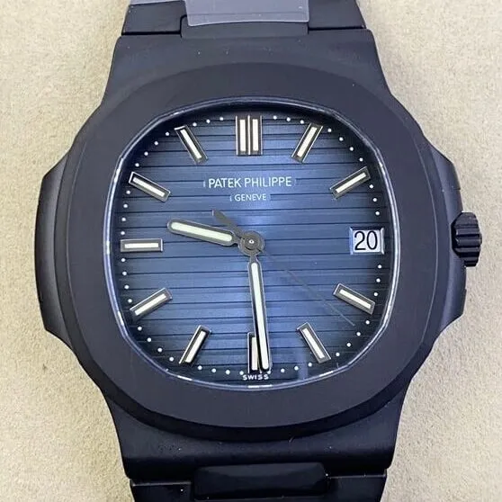 Chic Patek Philippe Nautilus Blue Dial DCL Edition Watch PPF Factory Custom 2655