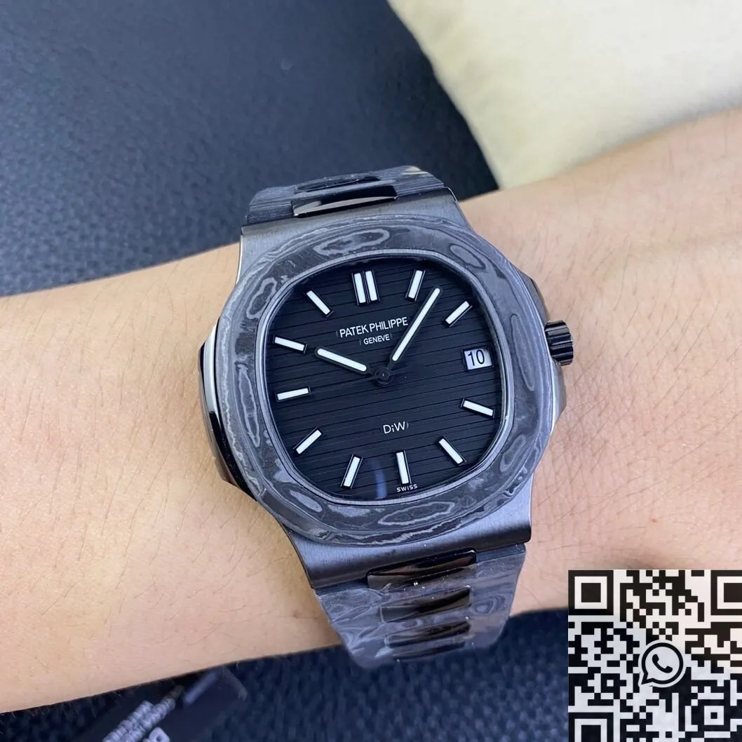Patek Philippe Nautilus Homage 5711 Carbon Fiber Watch Case Custom Watch Casual 853