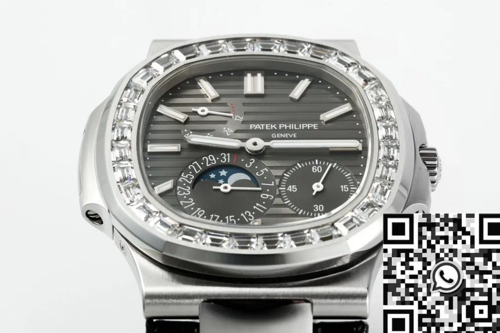 Affordable Patek Philippe Nautilus V3 Drill Case 5712 Black Dial Watch PPF Factory 2661