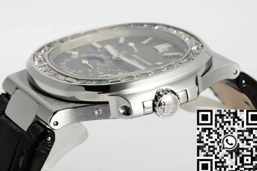 Affordable Patek Philippe Nautilus V3 Drill Case 5712 Black Dial Watch PPF Factory 2661