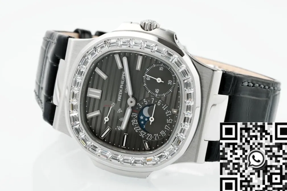Affordable Patek Philippe Nautilus V3 Drill Case 5712 Black Dial Watch PPF Factory 2661