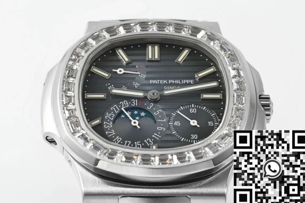 Classic Patek Philippe Nautilus V3 Drill case 5712 Blue Dial Watch PPF Factory 2666