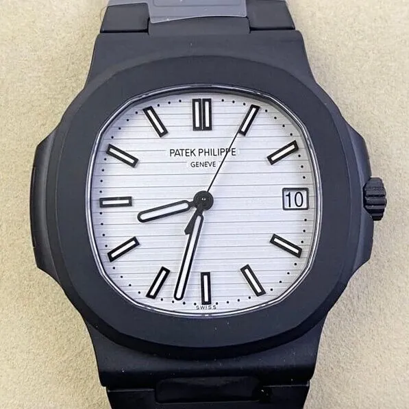 Patek Philippe Nautilus White Dial DCL Edition Watch PPF Factory Custom Colorful 2664