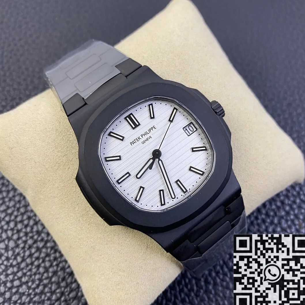 Patek Philippe Nautilus White Dial DCL Edition Watch PPF Factory Custom Colorful 2664