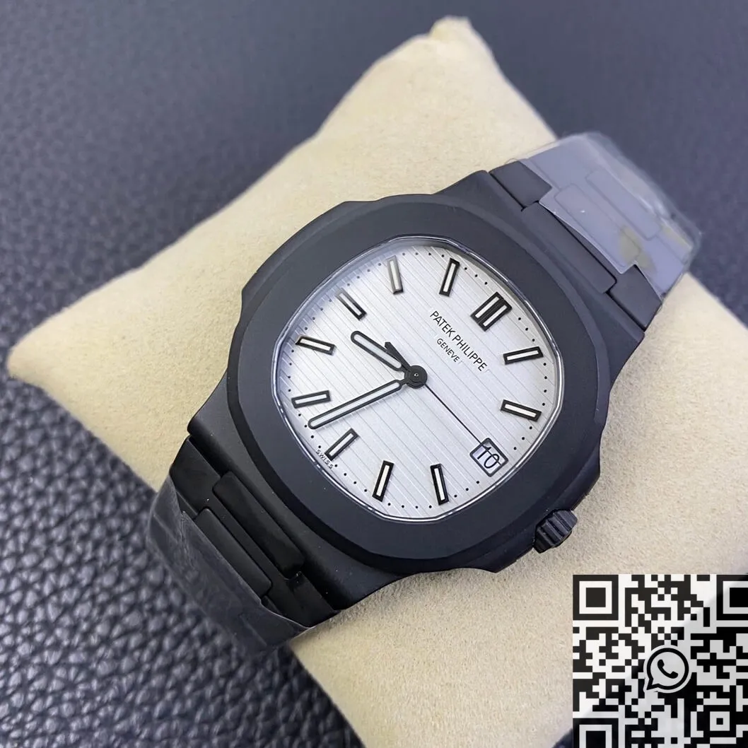 Patek Philippe Nautilus White Dial DCL Edition Watch PPF Factory Custom Colorful 2664