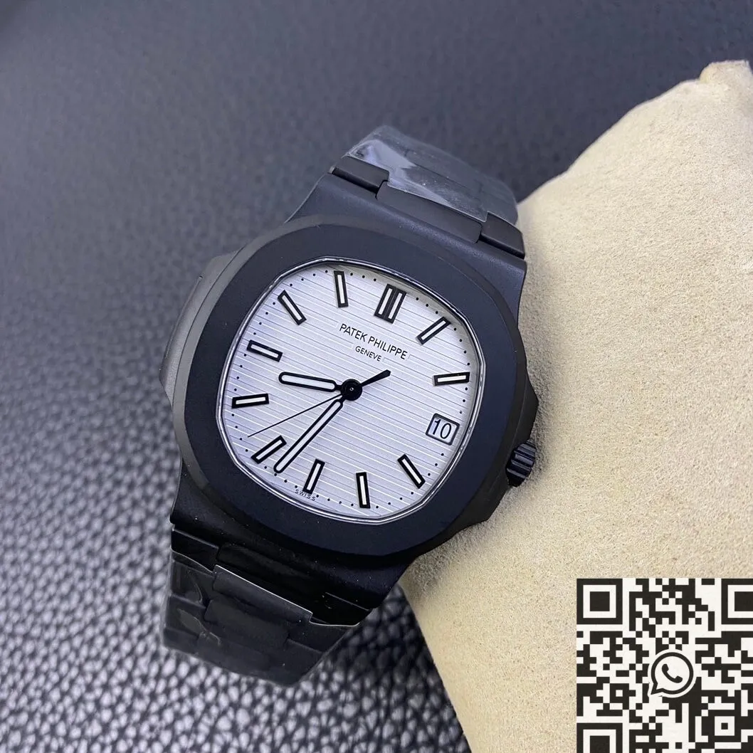 Patek Philippe Nautilus White Dial DCL Edition Watch PPF Factory Custom Colorful 2664