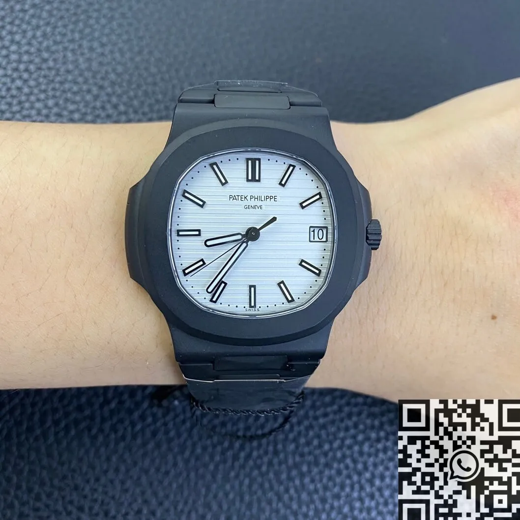 Patek Philippe Nautilus White Dial DCL Edition Watch PPF Factory Custom Colorful 2664
