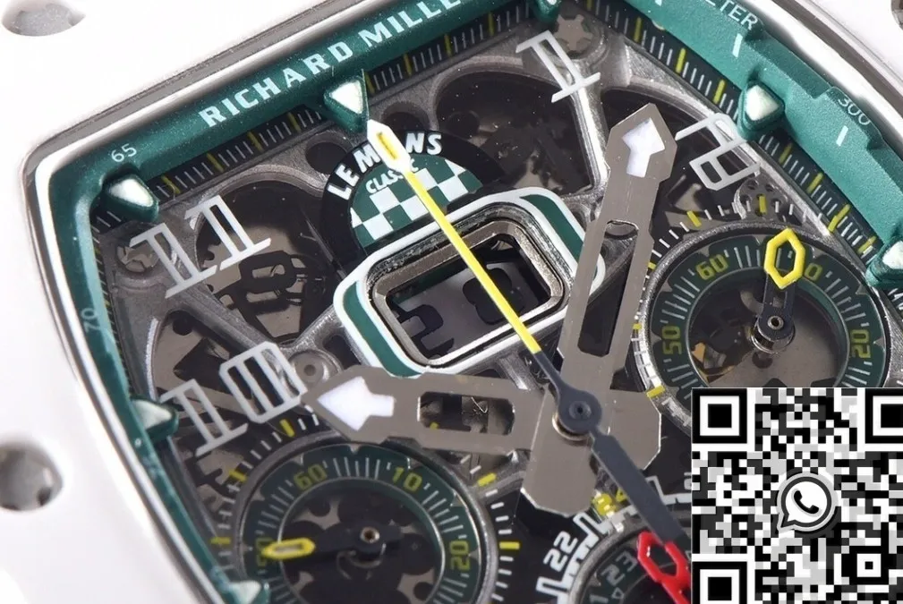 Richard Mille RM011-03 White Ceramic Case Watch KV Factory SoftTouch 2538